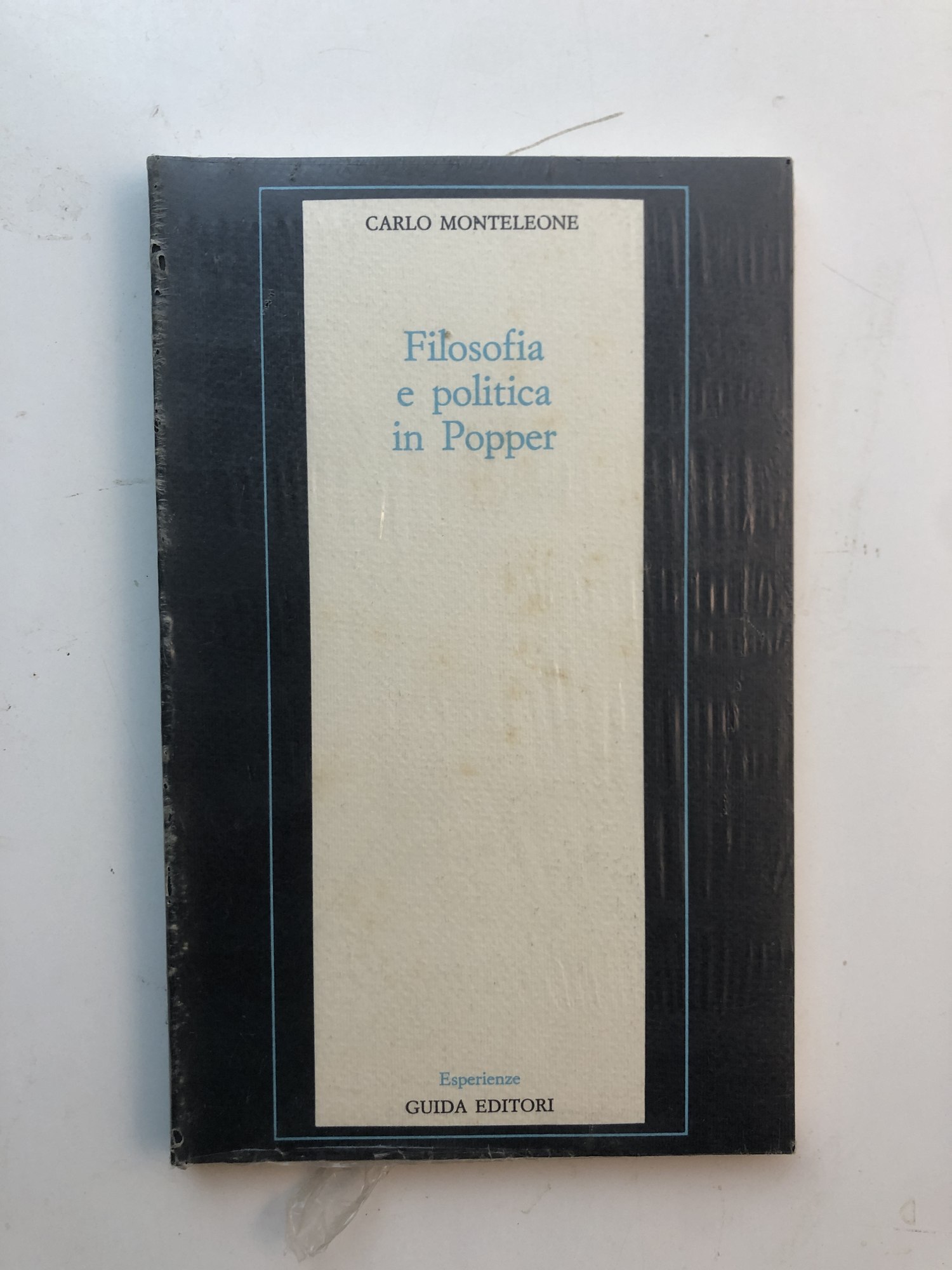Filosofia e politica in Popper / Carlo Montaleone